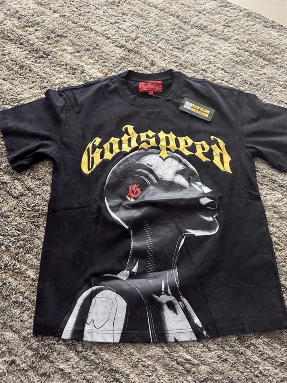 Godspeed Out of Many One Graphic T-Shirt Black